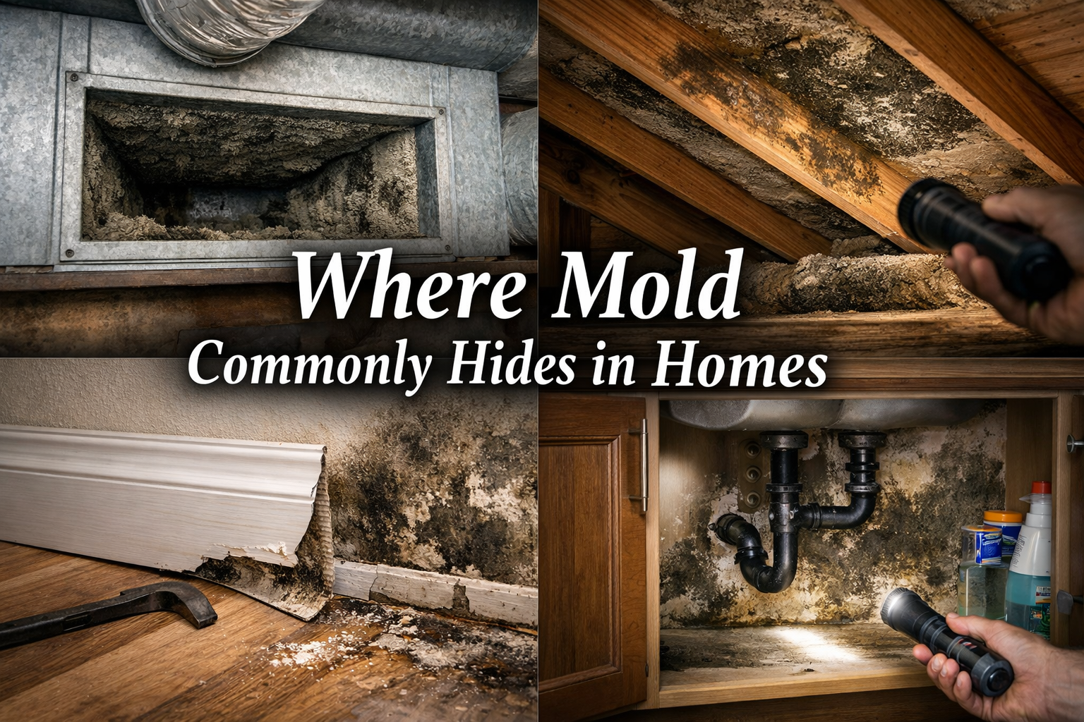 Where Mold Commonly Hides In Homes