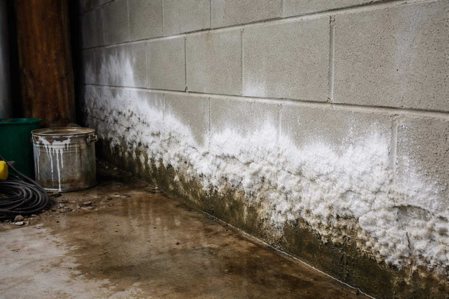 Efforescence Basement Walls New Jersey